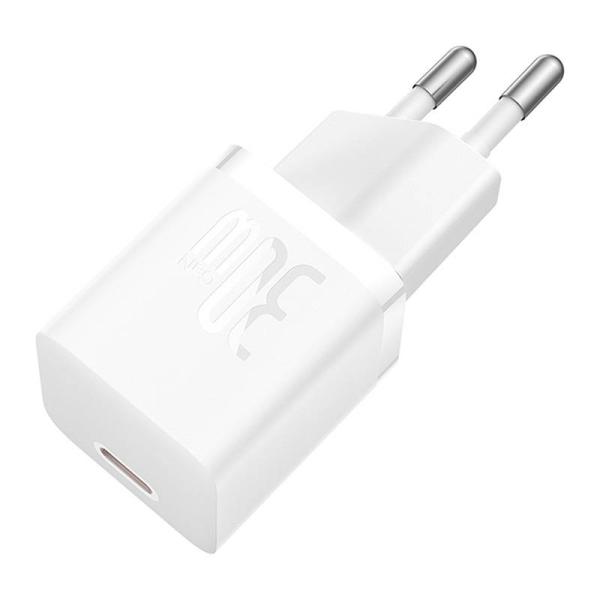 Baseus Rýchlonabíjačka do siete GaN5 Mini 30W EU biela 