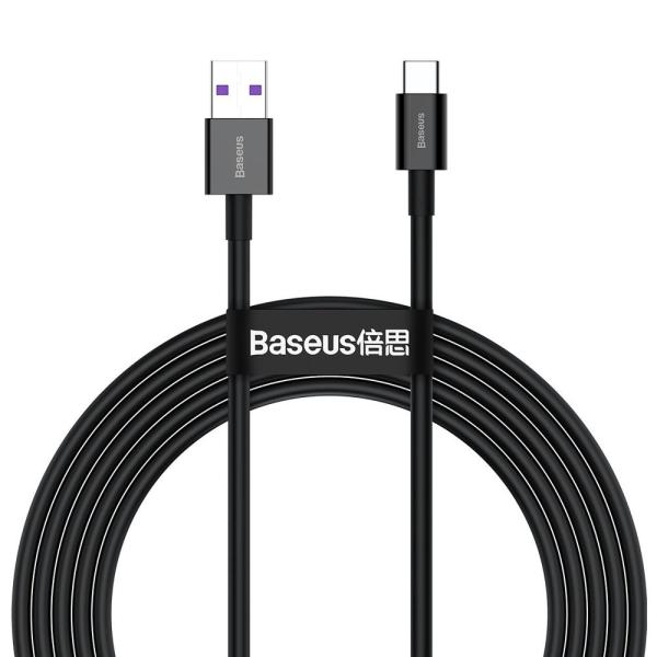 Baseus Datový kabel Superior Series USB/ USB-C 66W 2m (11V 6A) černý