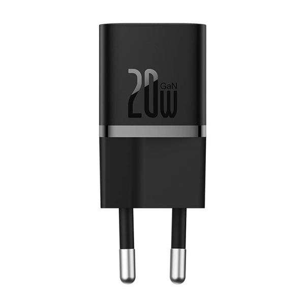 Baseus Rýchlonabíjačka do siete GaN5 Mini 20W EU čierna 