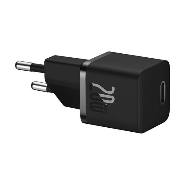Baseus Rýchlonabíjačka do siete GaN5 Mini 20W EU čierna 