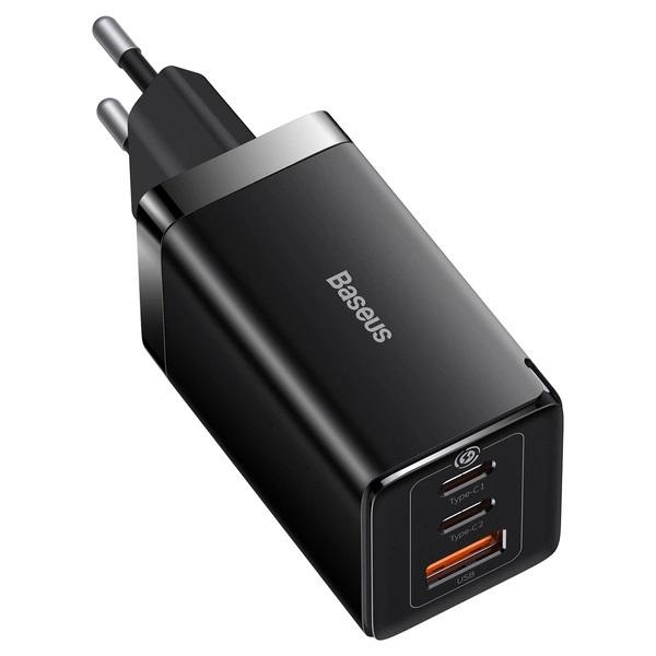 Baseus Rýchlonabíjačka do siete GaN5 Pro 65W EU čierna 
