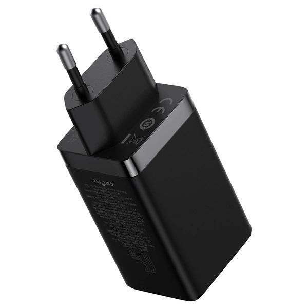 Baseus Rýchlonabíjačka do siete GaN5 Pro 65W EU čierna 