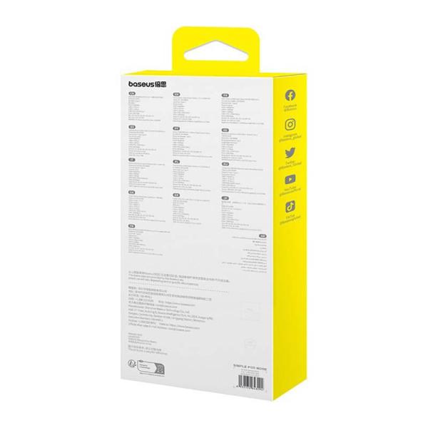 Baseus hub Series 2 USB 6v1 (USB-C/ HDMI4K60Hz/ USB-C(10Gbps)/ USB-A(10Gbps)/ RJ45/ USB-C(PD) sivý 