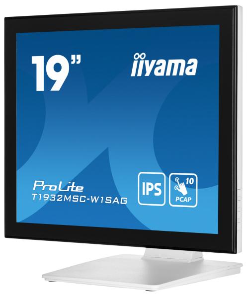 19" iiyama T1932MSC-W1SAG:IPS, SXGA, PCAP, HDMI, DP,  