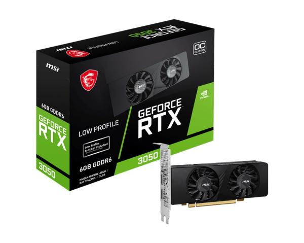 MSI GeForce RTX 3050 LP/ OC/ 6GB/ GDDR6 