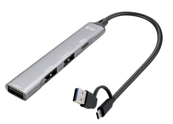 i-tec USB-A/ USB-C Metal HUB 1x USB-C 3.1 + 3x USB 2.0