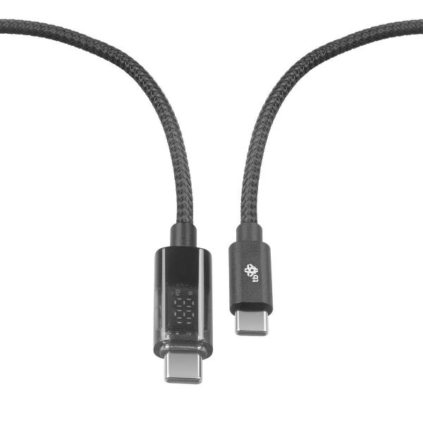 TB Touch USB C kábel s indikátorom nabíjania 100W 