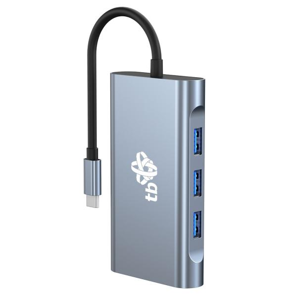 TB Touch USB C 8v1 - HDMI 2x, USB, VGA, RJ45, PD 