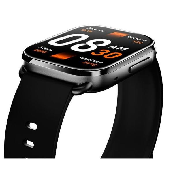 QCY Smartwatch GS S6/ Black/ Šport Band/ Black 