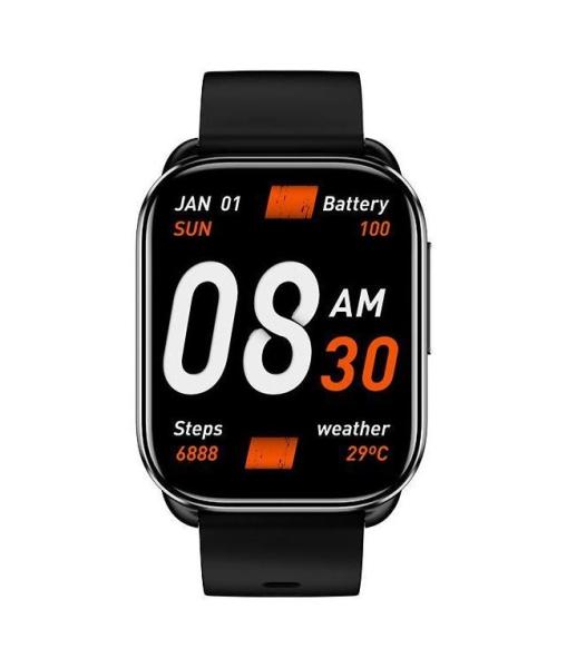 QCY Smartwatch GS S6/ Black/ Sport Band/ Black