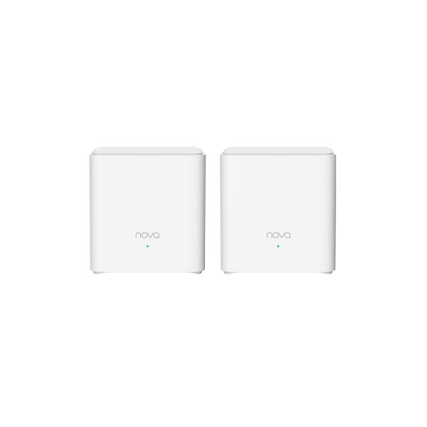 Tenda Nova EX3 (2-pack) WiFi6 AX1500 Mesh Gigabit system, 4xGLAN/ GWAN, WPA3, VPN, SMART CZ aplikace 
