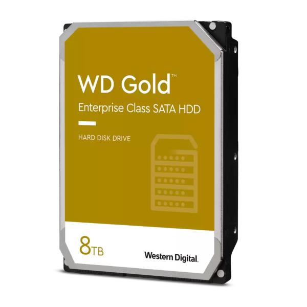WD Gold/ 8TB/ HDD/ 3.5"/ SATA/ 7200 RPM/ 5R
