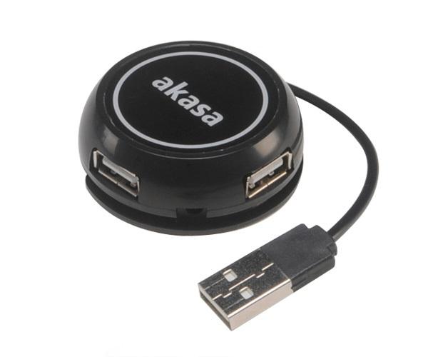 AKASA USB hub 2.0 Connect4C 4-IN-1