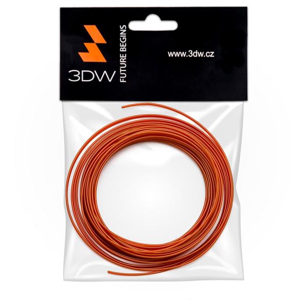 3DW - ABS filament 1, 75mm měděná, 10m, tisk 200-230°C