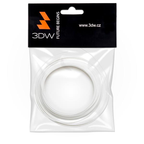3DW - PLA filament 1, 75mm biela, 10m, tlač 190-210°C