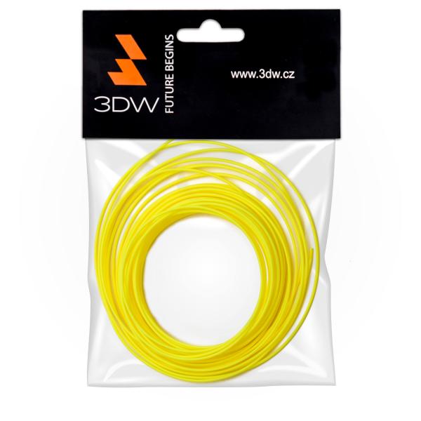 3DW - HiPS filament 1, 75mm žltá, 10m, tlač 200-230°C