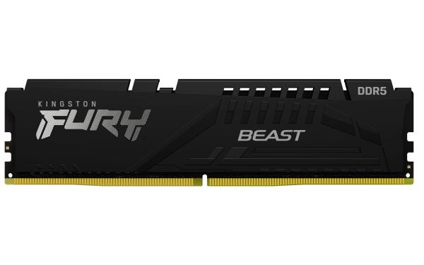 Kingston FURY Beast/ DDR5/ 8GB/ 6000MHz/ CL30/ 1x8GB/ Black