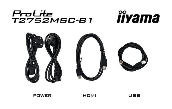 27" iiyama T2752MSC-B1: IPS, FHD, PCAP 