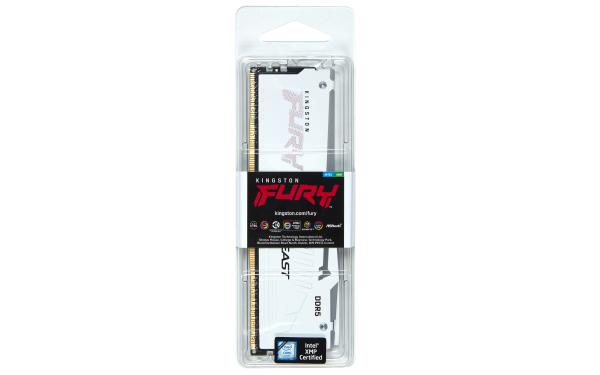 Kingston FURY Beast EXPO/ DDR5/ 32GB/ 6000MHz/ CL30/ 1x32GB/ RGB/ White 