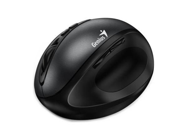 Genius Ergo 8300S/ Vertikálna/ Optická/ Pre pravákov/ 1 600 DPI/ Bezdrôtová USB/ Čierna 