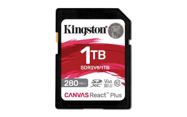 Kingston Canvas React Plus/ SDXC/ 1TB/ UHS-II U3 ??/ Class 10