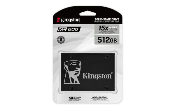 Kingston KC600/ 512GB/ SSD/ 2.5"/ SATA/ 5R 