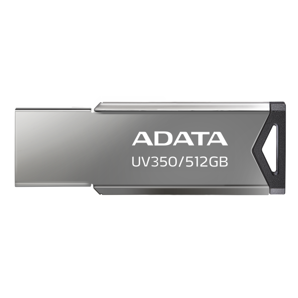 ADATA UV350/ 512GB/ USB 3.2/ USB-A/ Stříbrná