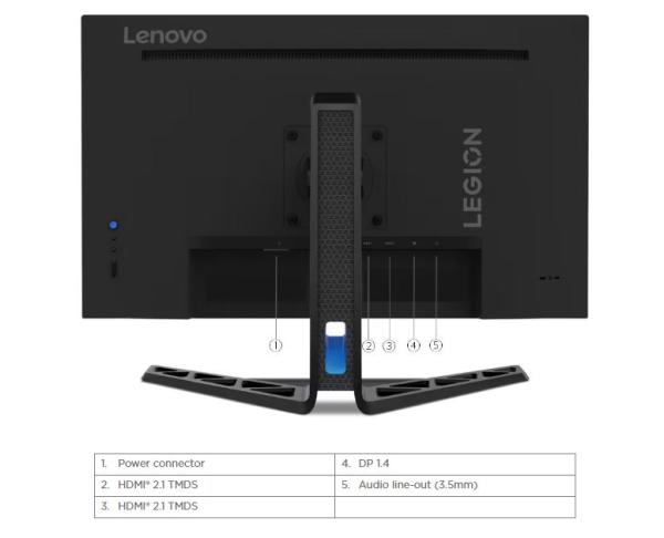 Lenovo Legion/ R27q-30/ 27"/ IPS/ QHD/ 165Hz/ 0, 5ms/ Black/ 3R 