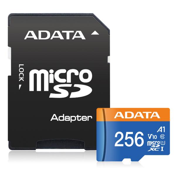 Adata/ SDXC/ 256GB/ 100MBps/ UHS-I U1 / Class 10/ + Adaptér