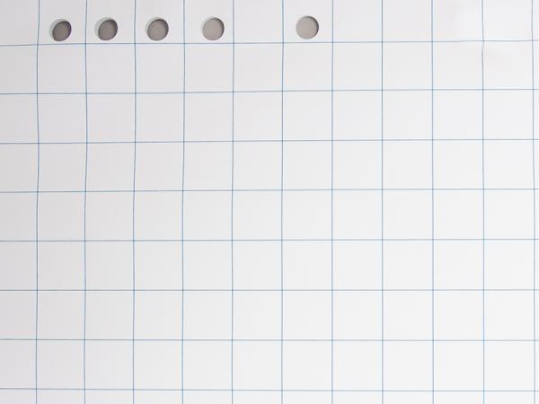 Blok AVELI pre flipchart, 25 listov, štvorčekový 