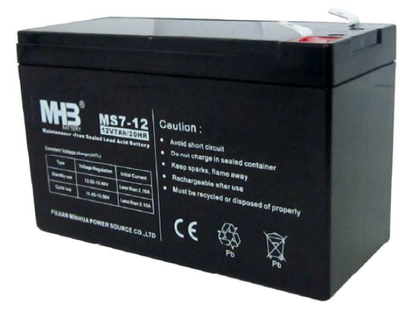 MHB 12V/ 7Ah baterie pro UPS FSP