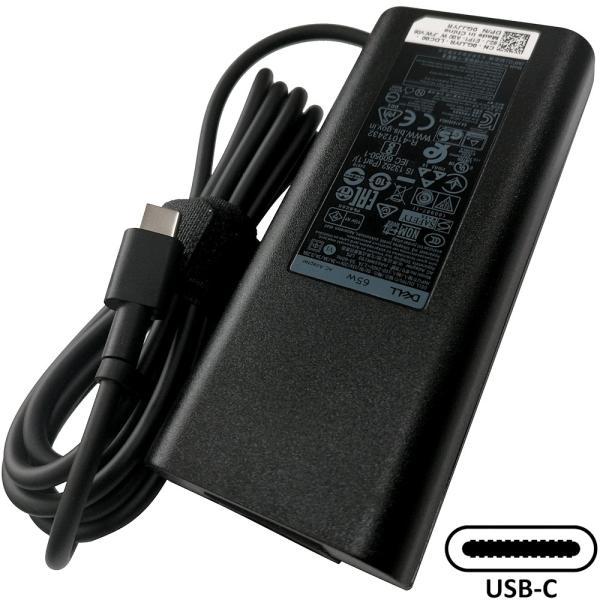 Napájací adaptér 65W 5V/ 9V/ 15V/ 20V, USB-C, originál DELL CJG9W