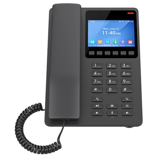Grandstream GHP631 SIP hotelový telefon s displejem, černý 