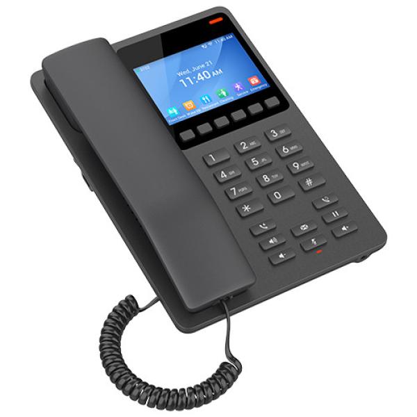 Grandstream GHP631 SIP hotelový telefon s displejem, černý 
