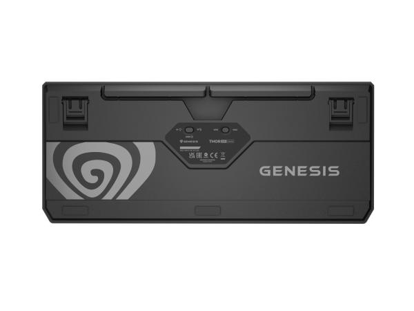 GENESIS herná klávesnica THOR 230/ TKL/ RGB/ Outemu Red/ Bezdrôtová USB + Bluetooth/ US layout/ Čierna 