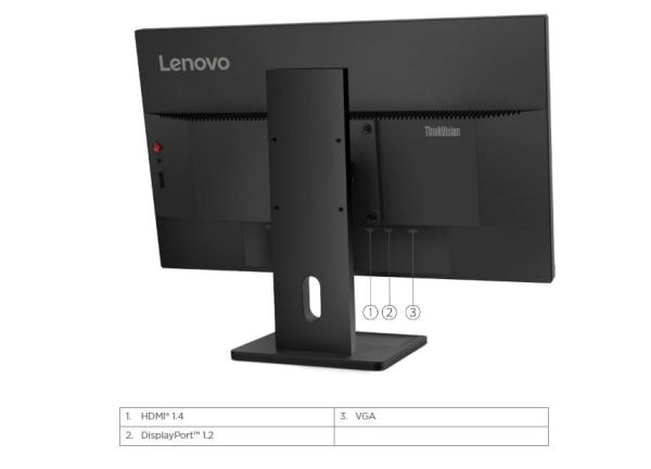 Lenovo ThinkVision/ E24-30/ 23, 8"/ IPS/ FHD/ 100Hz/ 4ms/ Black/ 3R 