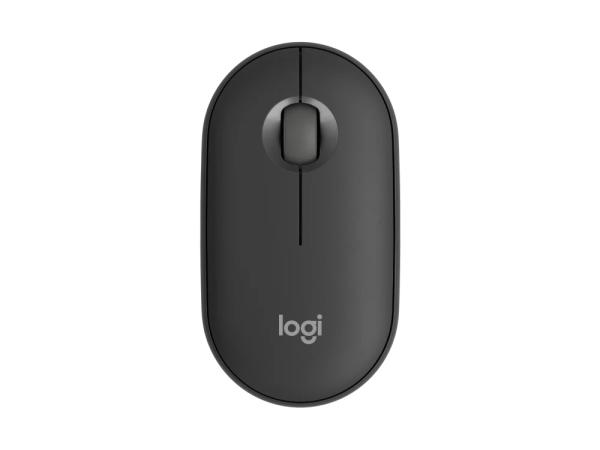 Logitech Pebble Mouse 2 M350s/ Cestovná/ Optická/ 4 000 DPI/ Bezdrôtová Bluetooth/ Grafitová
