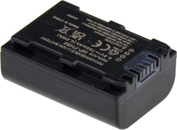Batéria T6 Power Sony NP-FH50, NP-FH40, NP-FH30, 700mAh, 4, 7Wh, sivá 