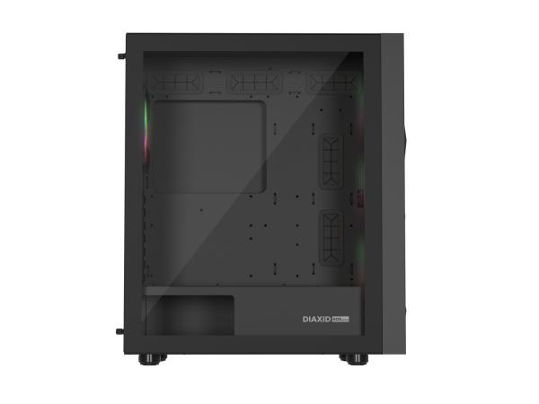 Počítačová skriňa Genesis DIAXID 605 ARGB/ Midi Tower/ Transpar./ Čierna 