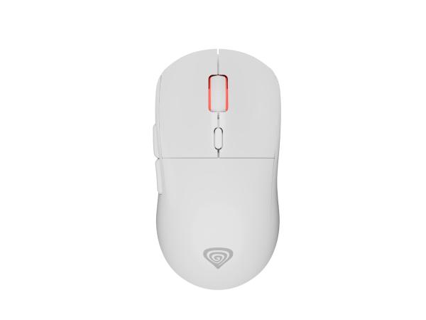 Genesis herná bezdrôtová myš ZIRCON XIII/ Herná/ Optická/ 26 000 DPI/ Bezdrôtové USB/ Biela 
