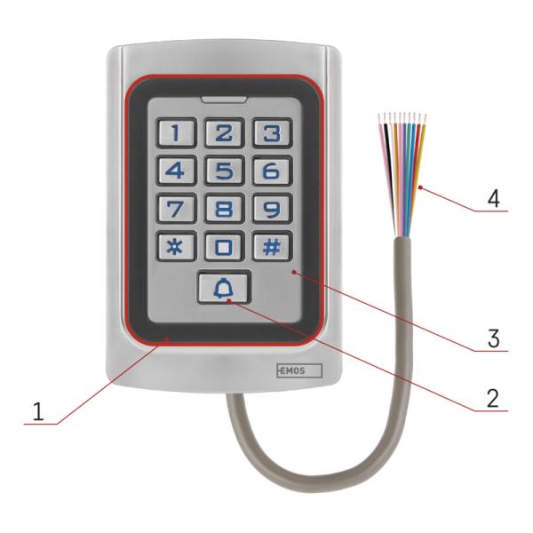 EMOS GoSMART kódová klávesnica IP-006AX 