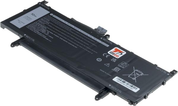 Baterie T6 Power Dell Latitude 15 9510, 9510 2in1, 6800mAh, 52Wh, 4cell, Li-poly