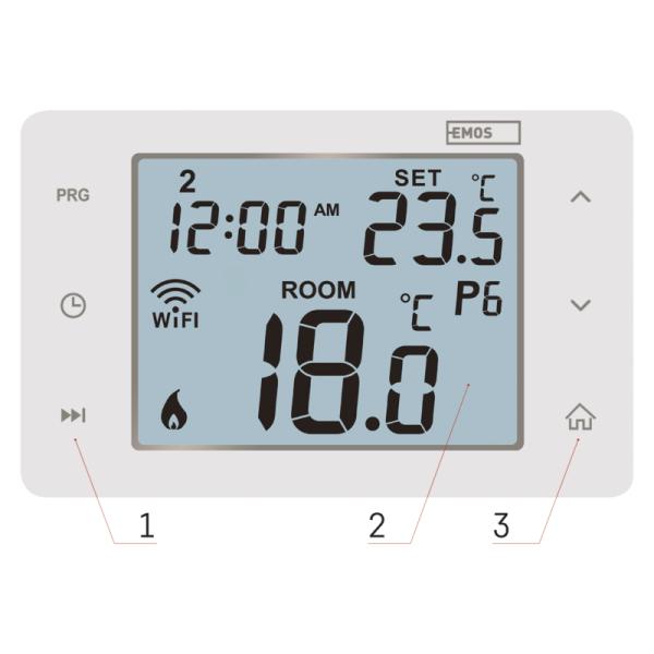 EMOS GoSMART progr.termostat WiFi-drôtový P56201 