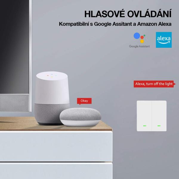 EVOLVEO WiFi Single Switch, šikovný vypínač 