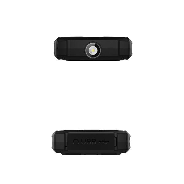 EVOLVEO StrongPhone H1, vodotesný odolný Dual SIM telefón, čierna-strieborná 