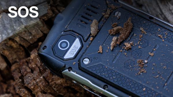 EVOLVEO StrongPhone H1, vodotesný odolný Dual SIM telefón, čierna-šedá 