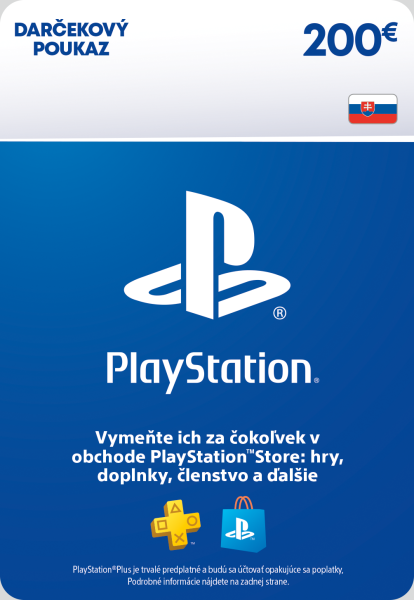 ESD SK - PS Store el. peněženka - 200 EUR