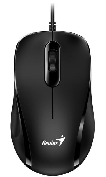 Genius DX-101/ Kancelárska/ Optická/ Pre pravákov/ 1 200 DPI/ Drôtová USB/ Čierna