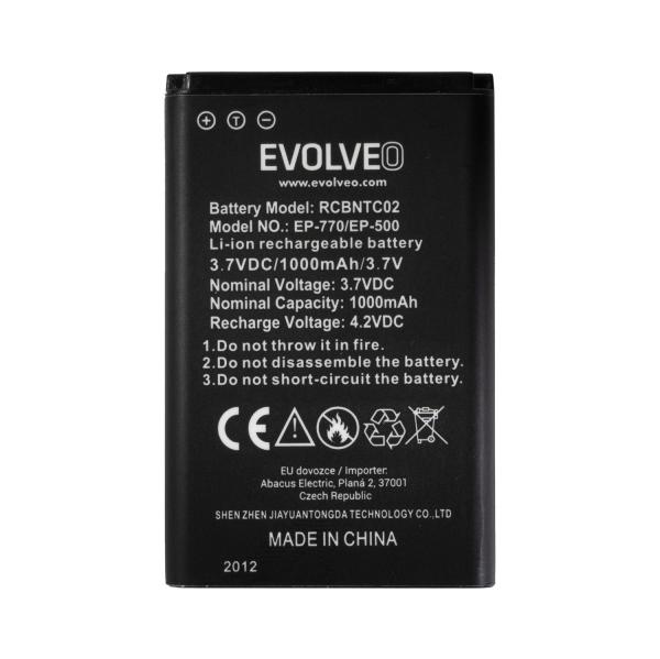 EVOLVEO originálna batéria 1000 mAh pre EasyPhone FP/ FS (EP-770/ 771)