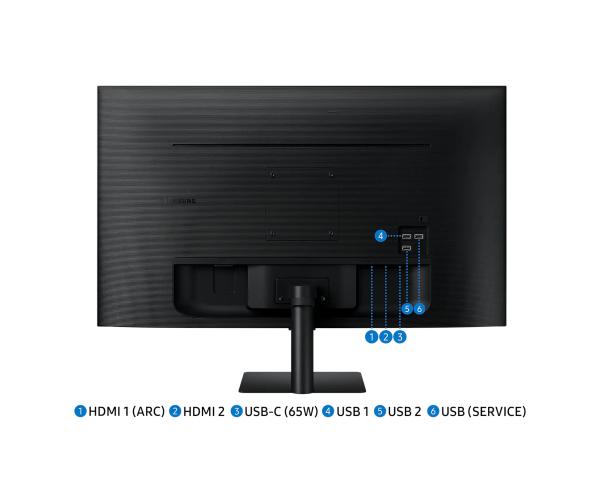 Samsung Smart Monitor/ M70D/ 32"/ VA/ 4K UHD/ 60Hz/ 4ms/ Black/ 3R 